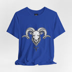 Aries Horoscope Tee - Unisex Black and White Minimal Design