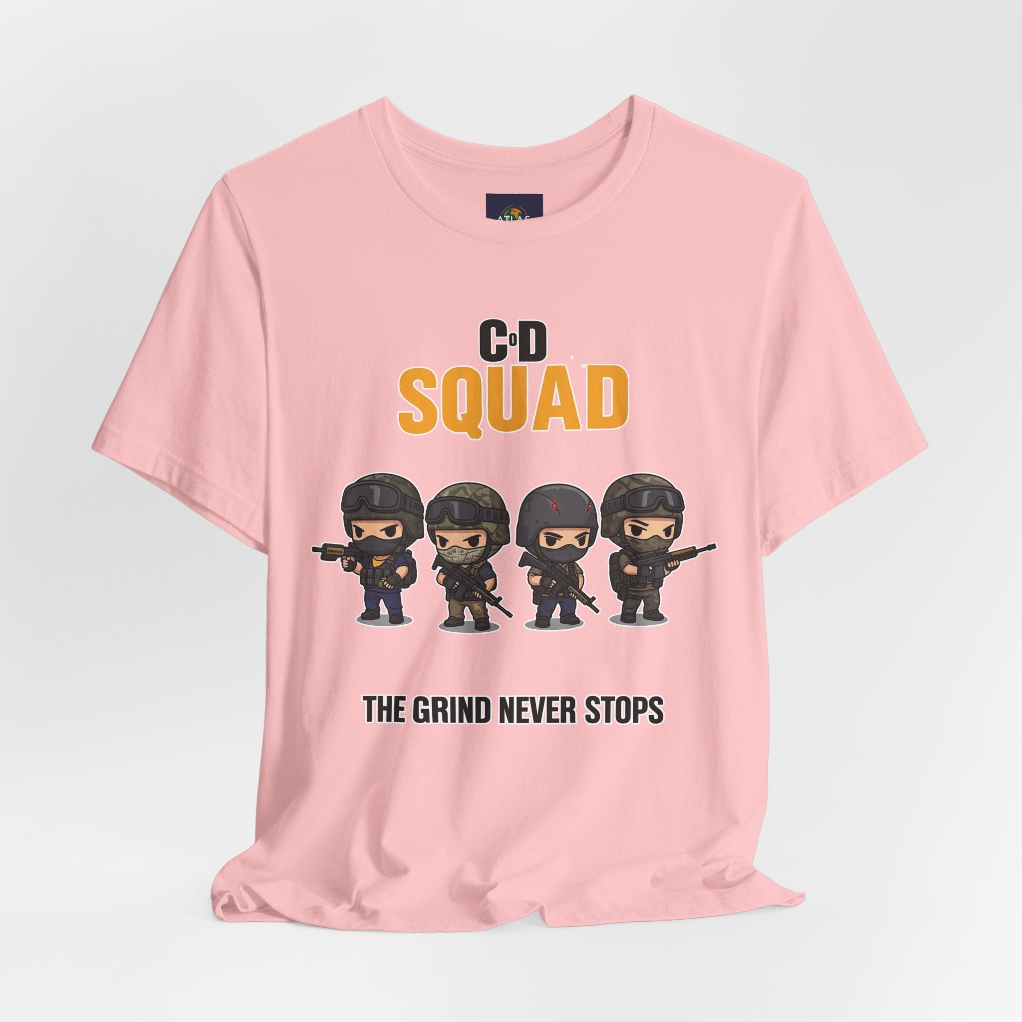 CoD Squad Tee for Gamers: The Grind Never Stops