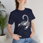 Scorpio Zodiac Tee - Unisex Minimalist Black and White Design