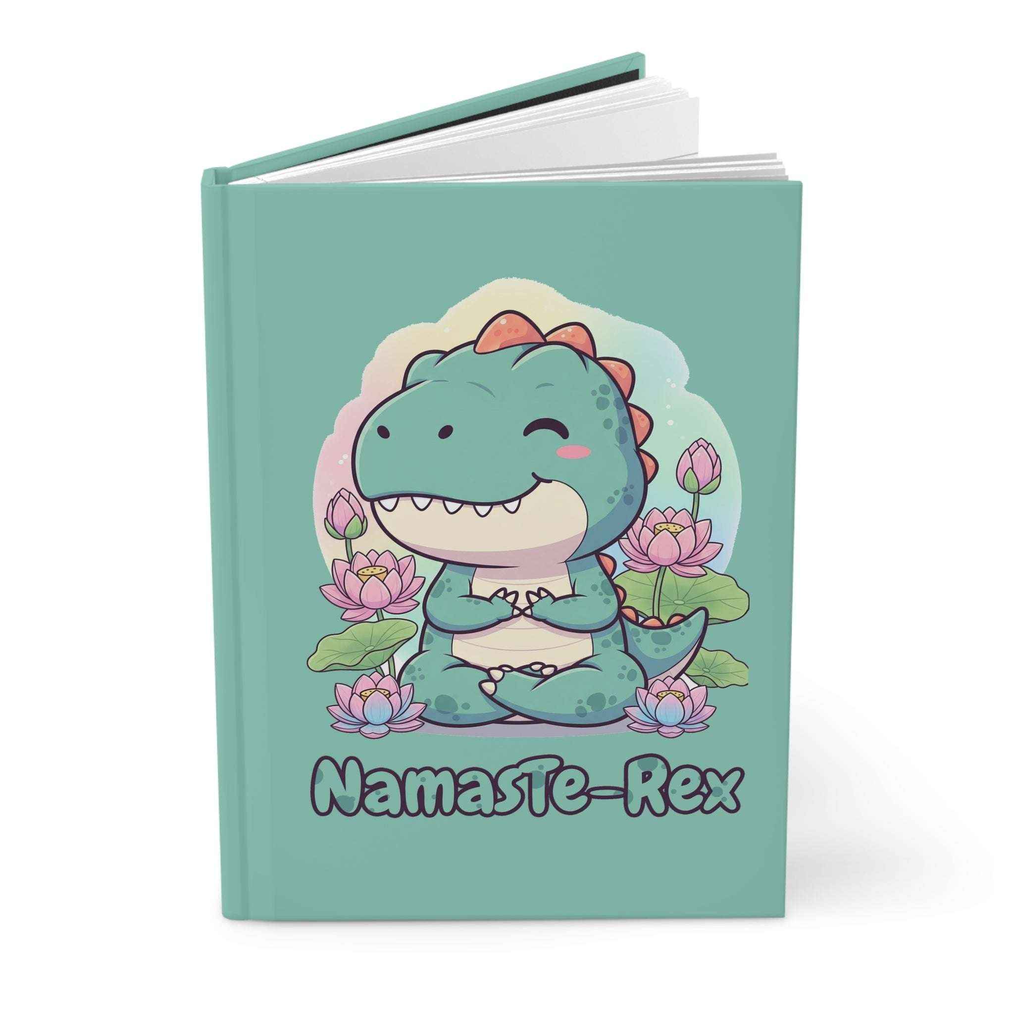 NamasTe-Rex Journal - The Ultimate Yoga Dinosaur Notebook for Mindfulness - US VERSION - Atlas Briefly