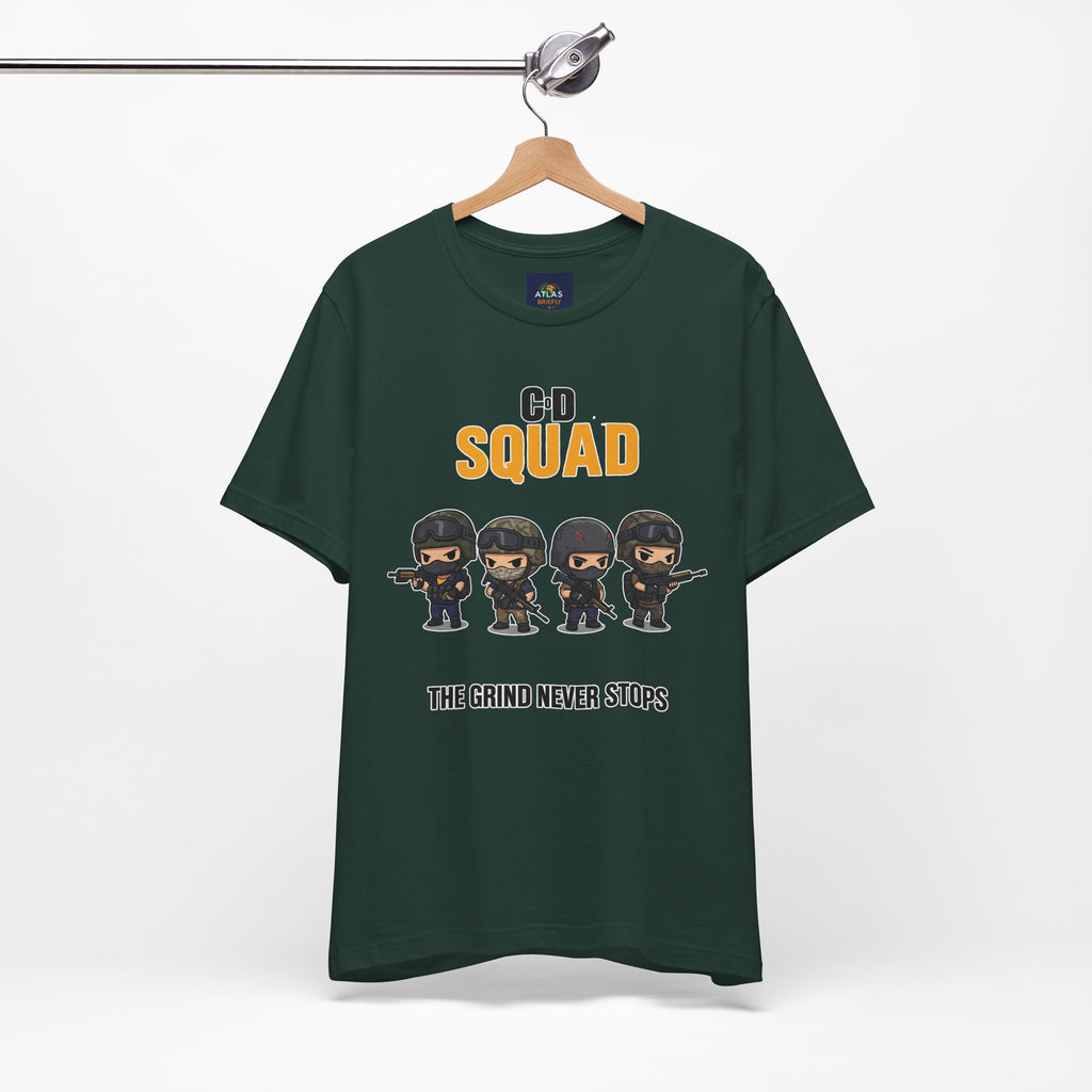 CoD Squad Tee for Gamers: The Grind Never Stops