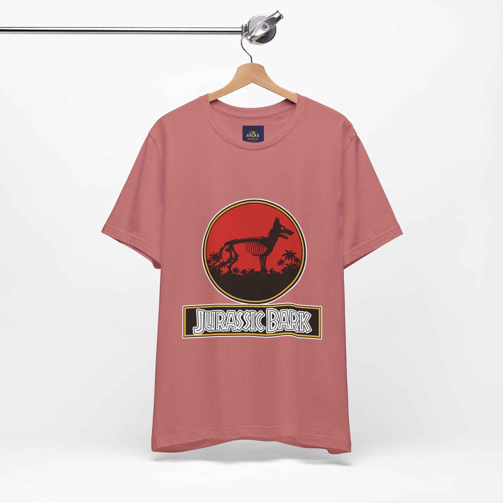 German Shepherd T-Shirt - Jurassic Bark Design | Unique Dog Lover Gift & Worldwide Shipping - Atlas Briefly