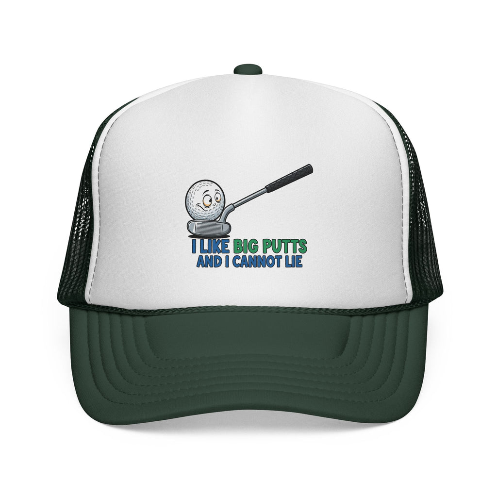 I Like Big Putts Golf Trucker Cap - Funny Golf Hat | Hilarious Golfer Gift - Atlas Briefly