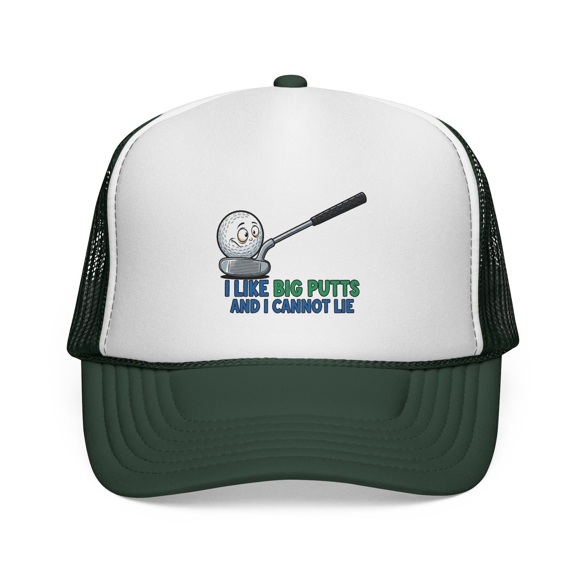 I Like Big Putts Golf Trucker Cap - Funny Golf Hat | Hilarious Golfer Gift - Atlas Briefly