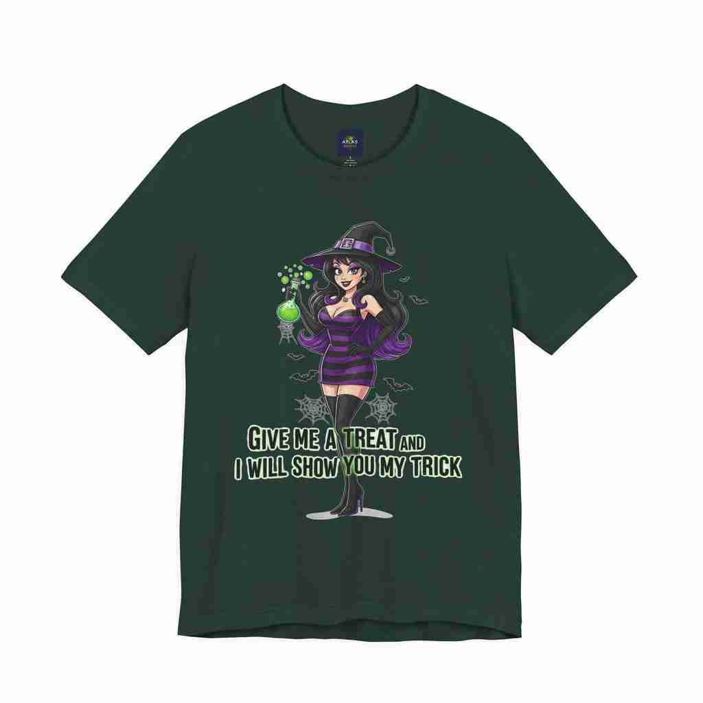 Sexy Witch Halloween Shirt – Trick or Treat Costume Graphic Tee