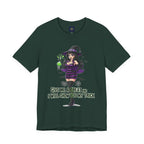 Sexy Witch Halloween T-Shirt - Flirty Witch Costume Tee | Trick or Treat Halloween Shirt - Atlas Briefly