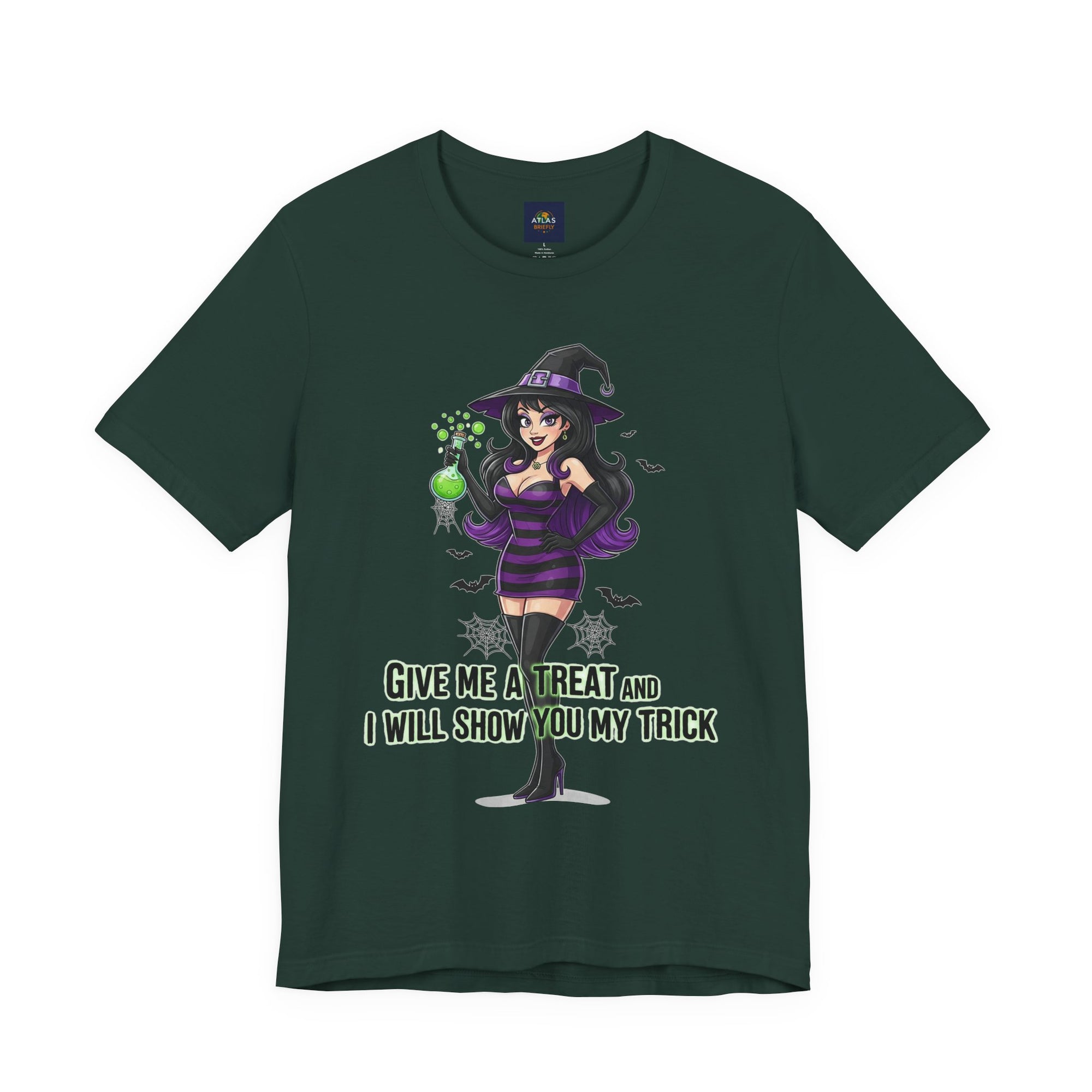 Sexy Witch Halloween Shirt – Trick or Treat Costume Graphic Tee