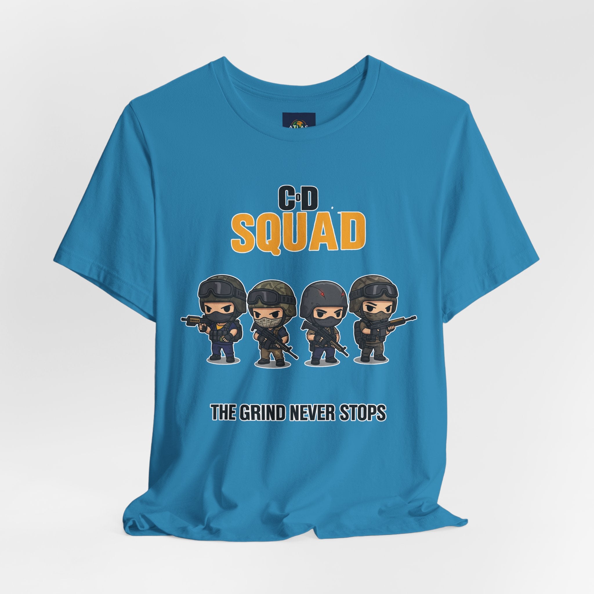 CoD Squad Tee for Gamers: The Grind Never Stops