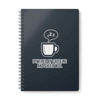Powered by Caffeine Notebook - Coffee Notes - EU Version - Atlas Briefly