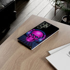 Neon Skull Synthwave Phone Case - Retro 80s Cyberpunk Mobile Cover | Vaporwave Tech Gift - Atlas Briefly
