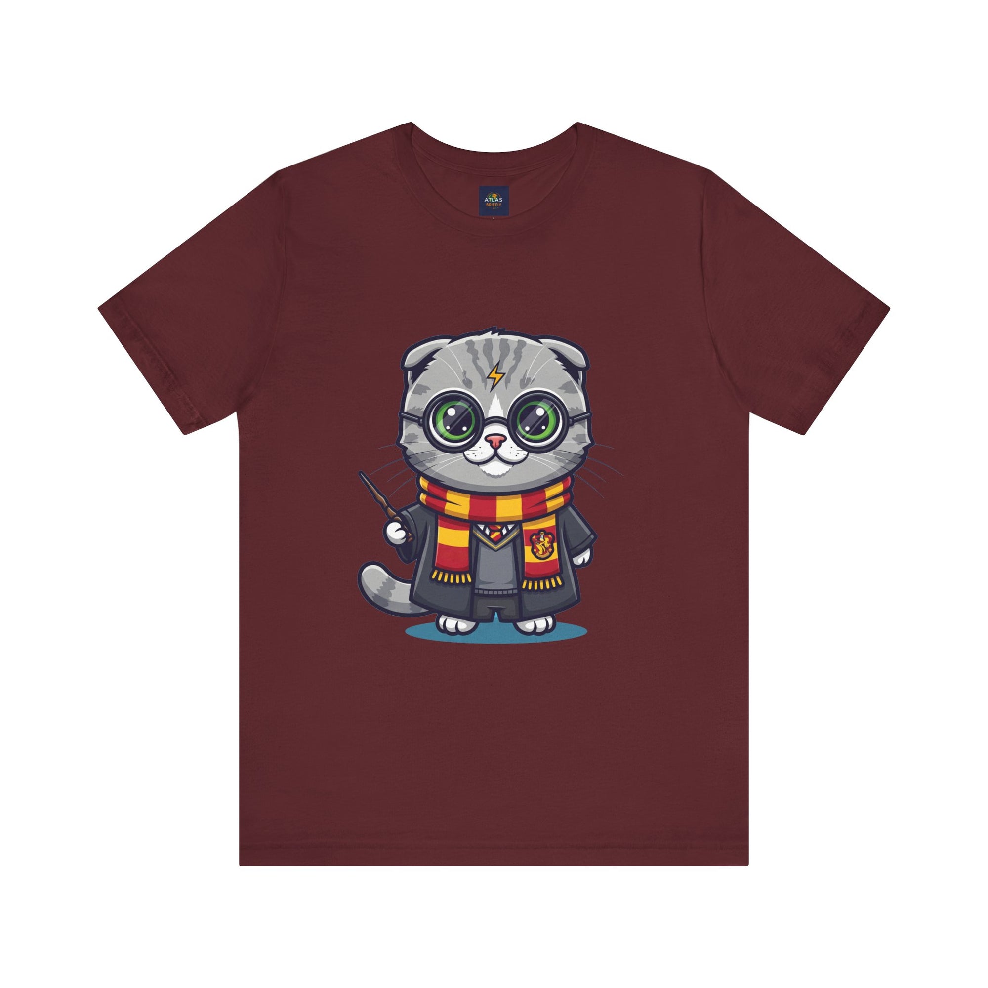 Griffinclaw Harry Potter T-Shirt - Funny Wizarding World Tee | Cute Potter Cat Gift - Atlas Briefly