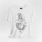 Capricorn Zodiac Tee - Unisex Minimalist Horoscope Shirt in Black and White