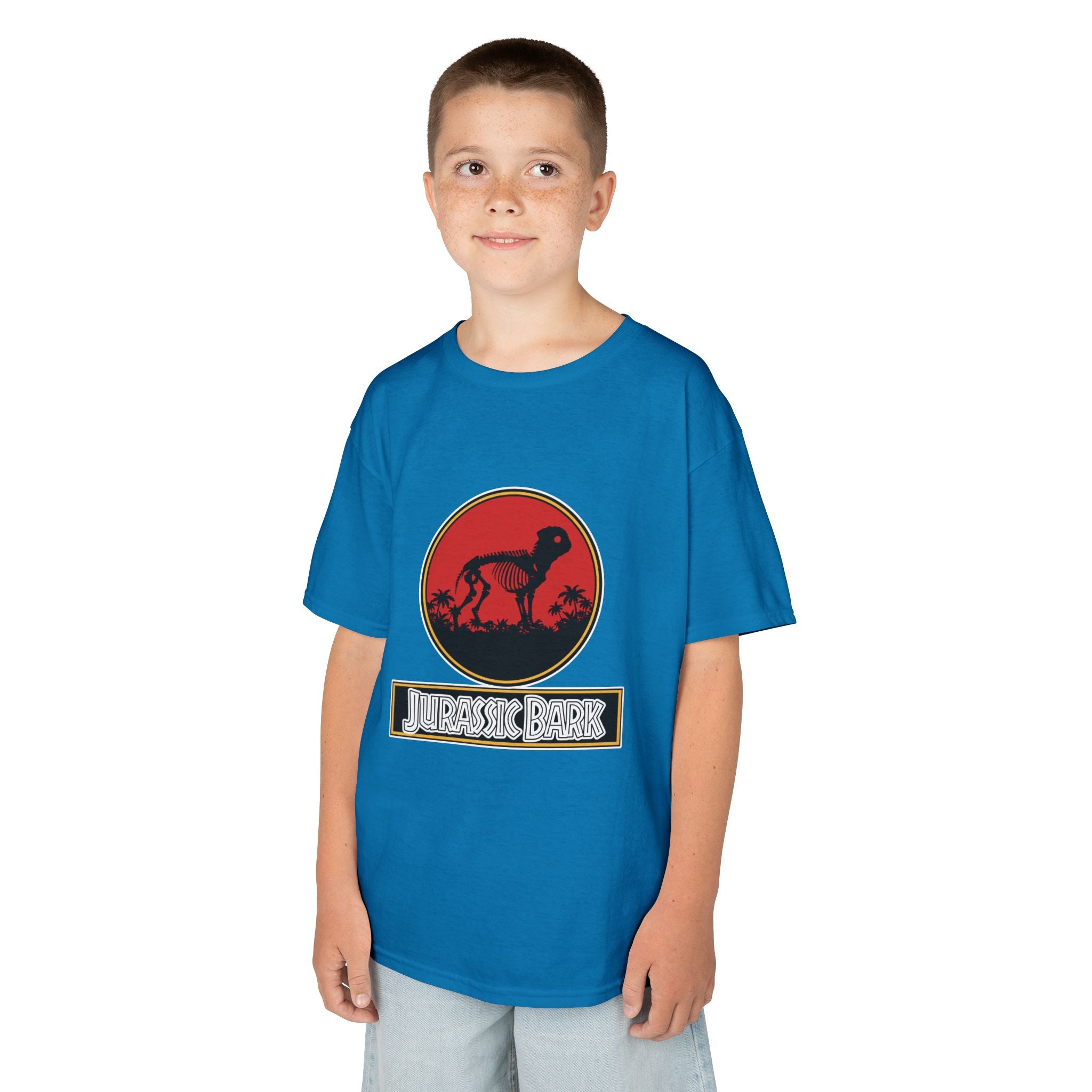 Kids Pug Jurassic Bark T-Shirt - Fun Dog & Dinosaur Tee for Kids with Worldwide Shipping