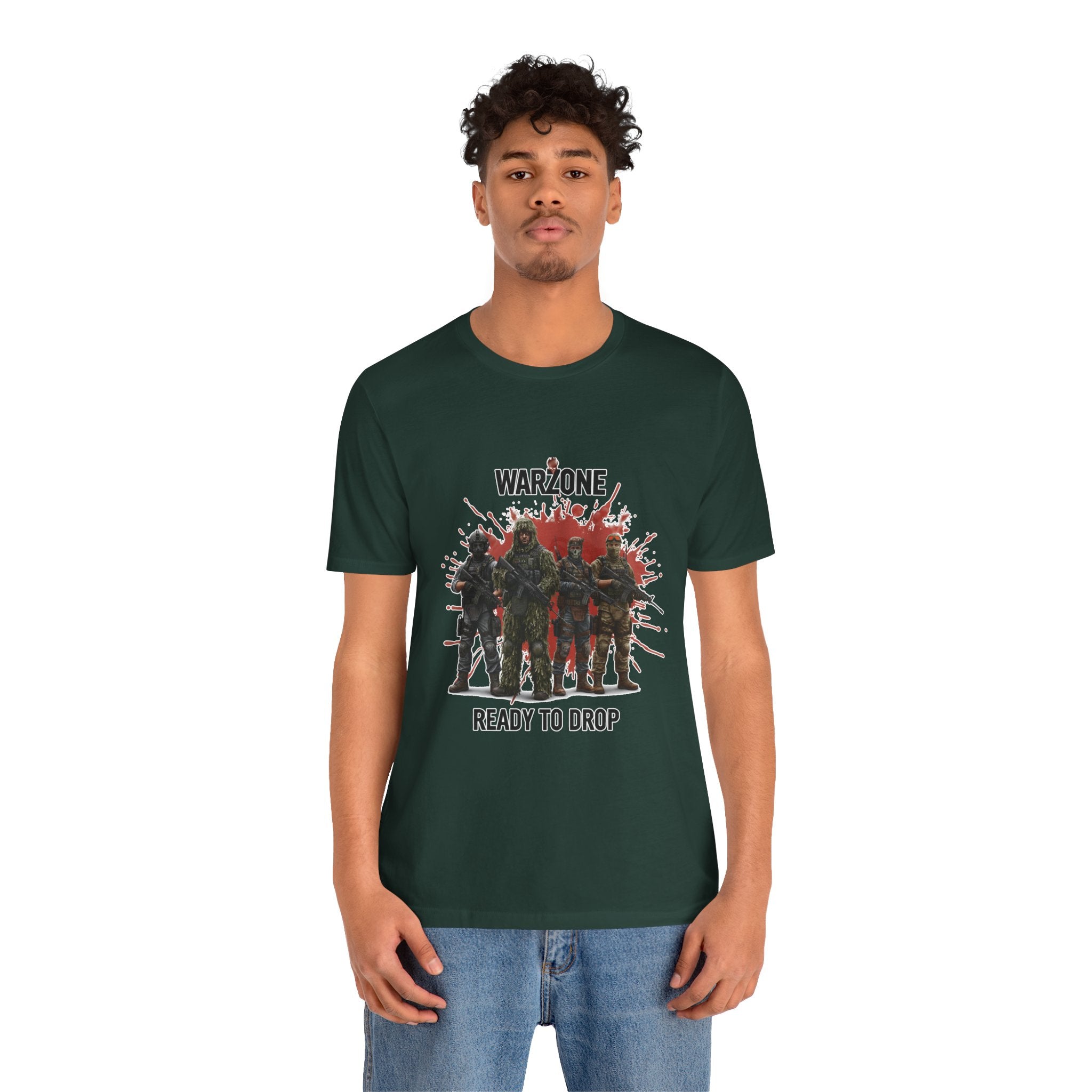 Warzone Drop T-shirt for Squad's Fashion Sense and Diverse K/D Ratio