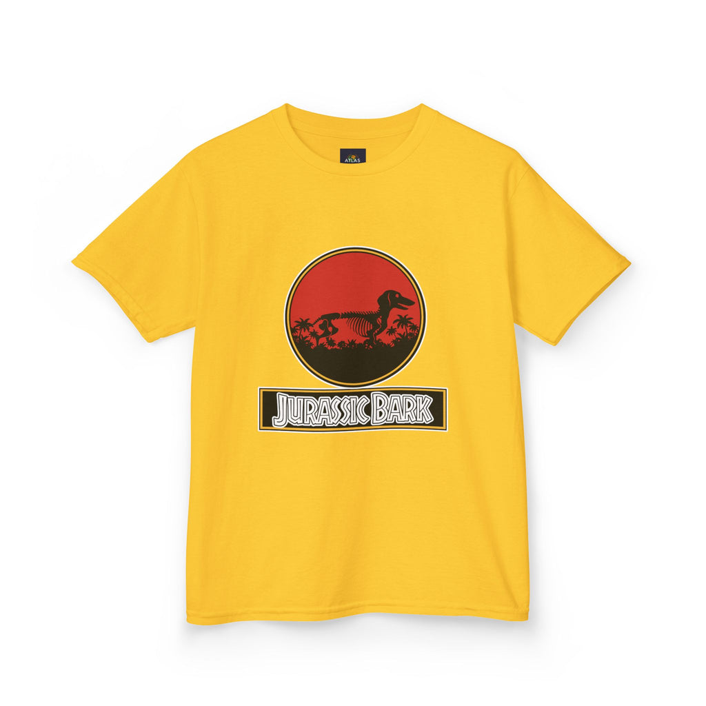 Kids Dachshund T-Shirt - Jurassic Bark Wiener Dog Tee - Atlas Briefly