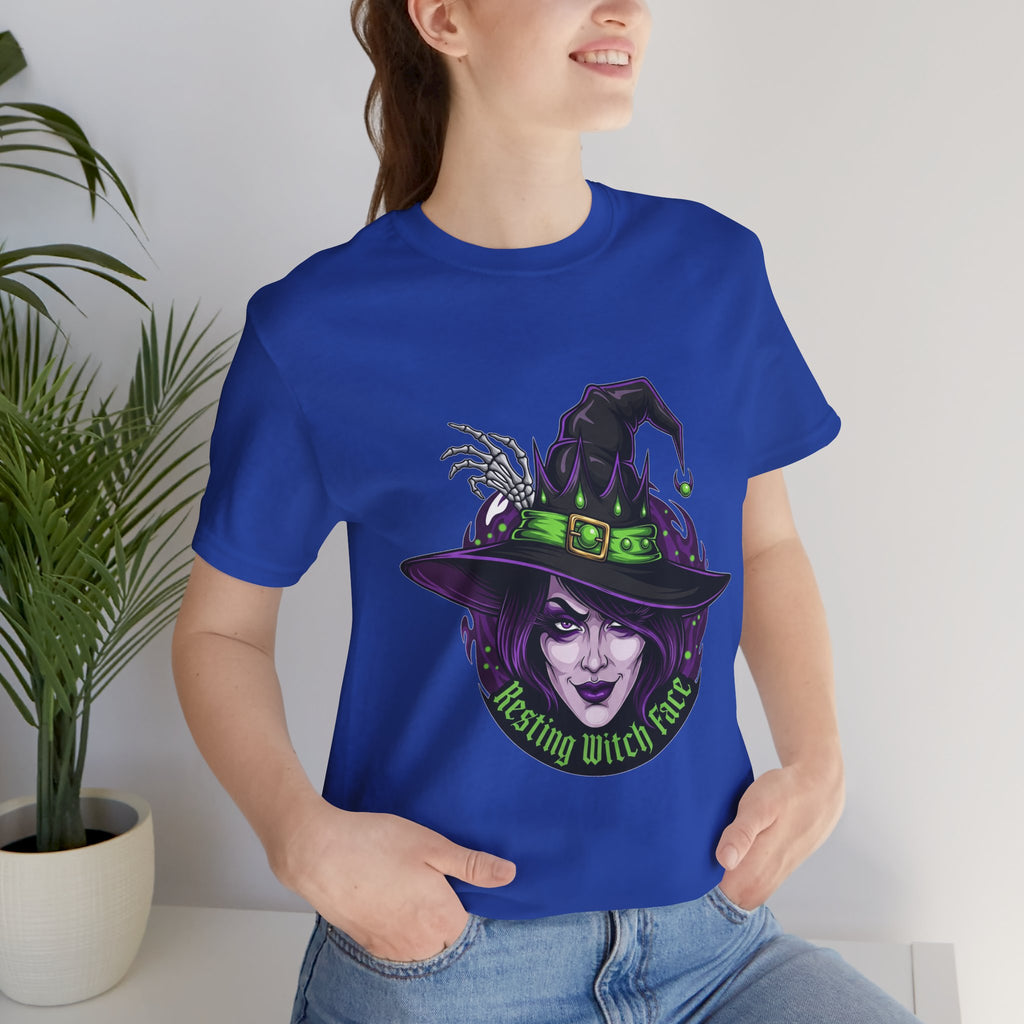 Resting Witch Face Halloween T-Shirt - Funny Witch Tee for Women & Men | Halloween Graphic Shirt - Atlas Briefly