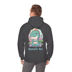 NamasTe-Rex Meditating Dinosaur Hoodie - Funny Yoga Sweatshirt | Zen T-Rex Gift - Atlas Briefly