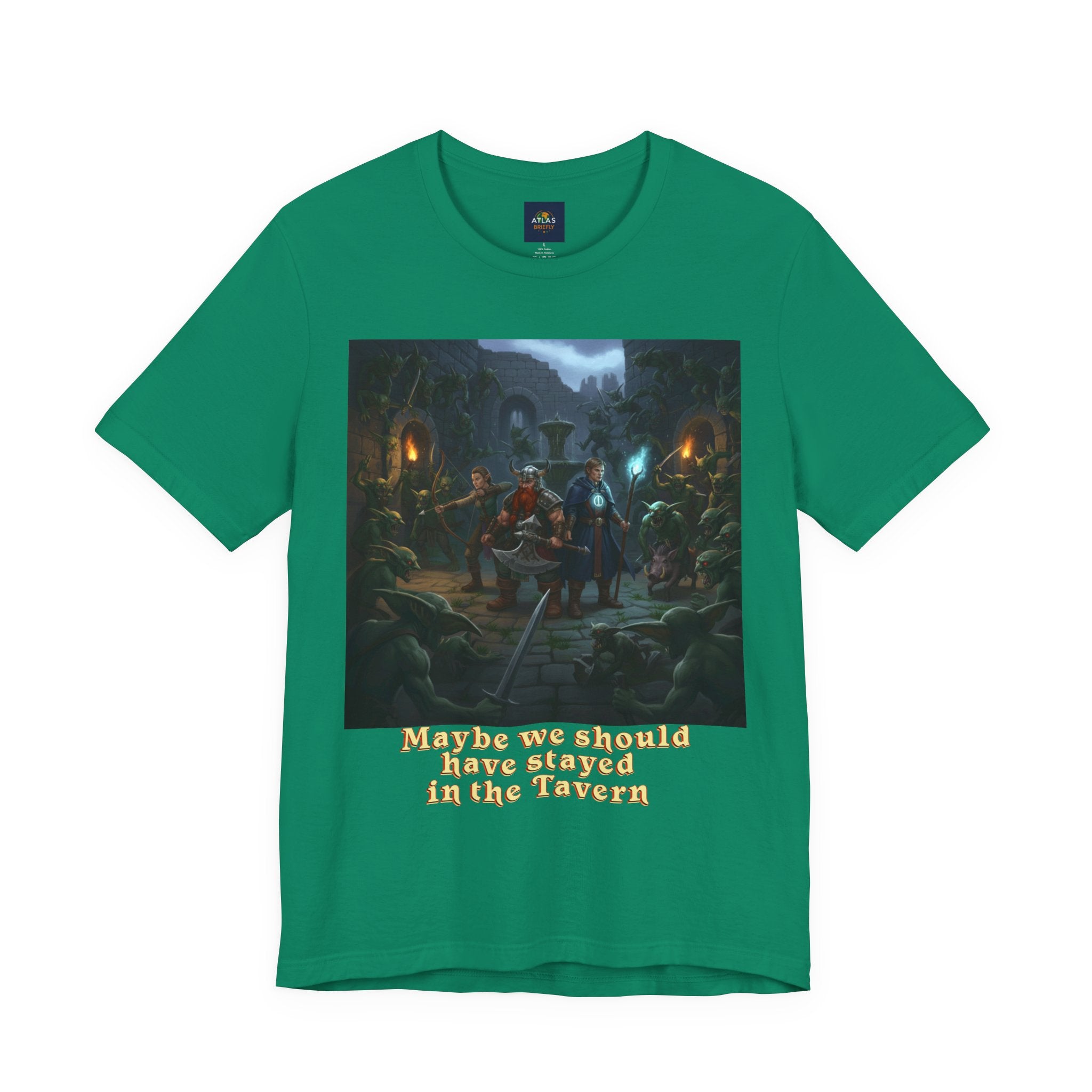 Goblin Ambush T-Shirt - Unleash Your Inner Fantasy Adventure - Atlas Briefly