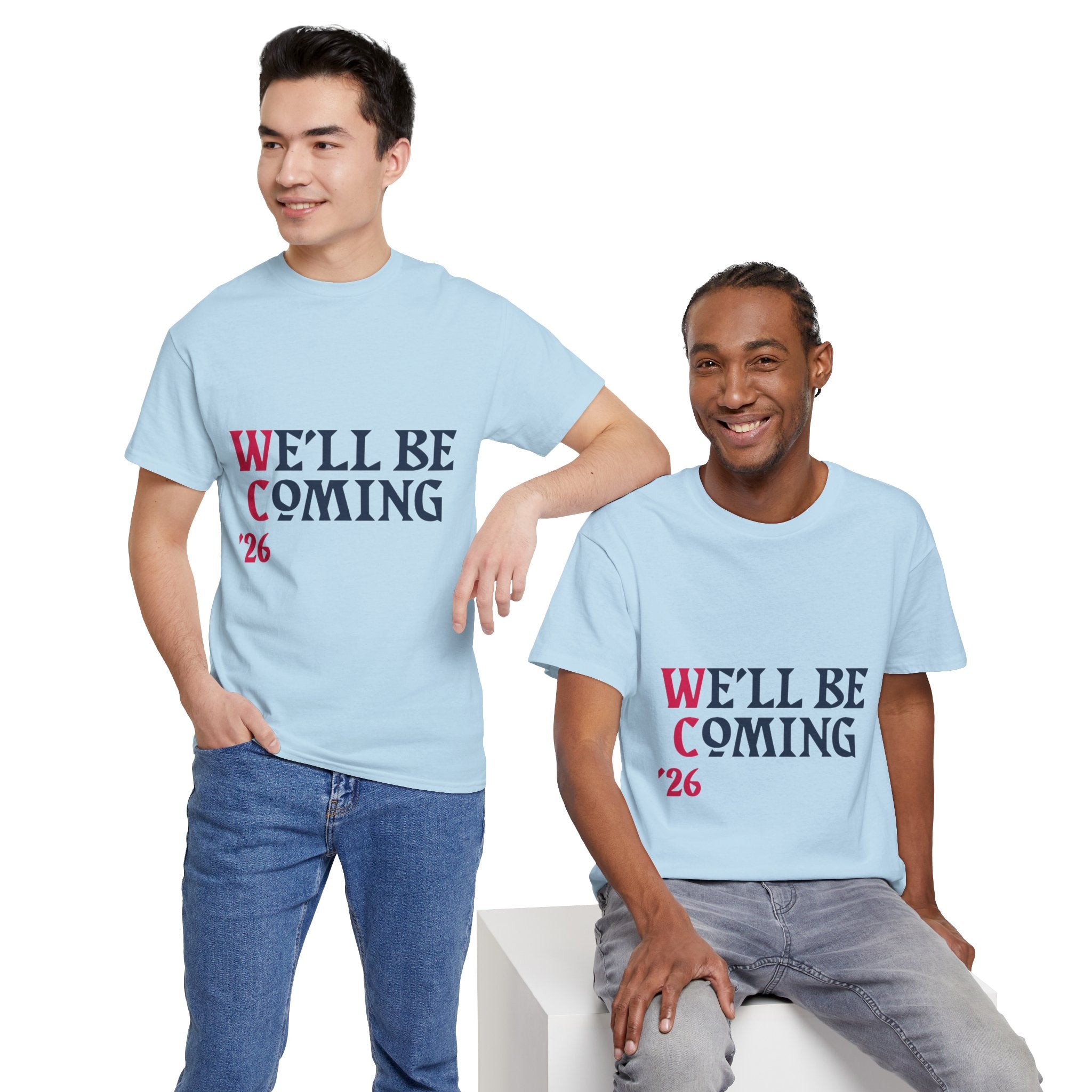 "We'll Be Coming '26" Scotland World Cup T-Shirt | Premium Tartan Army Fan Gear