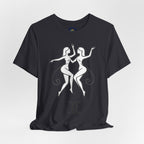Gemini Zodiac Tee - Minimalistic Black and White Unisex Design