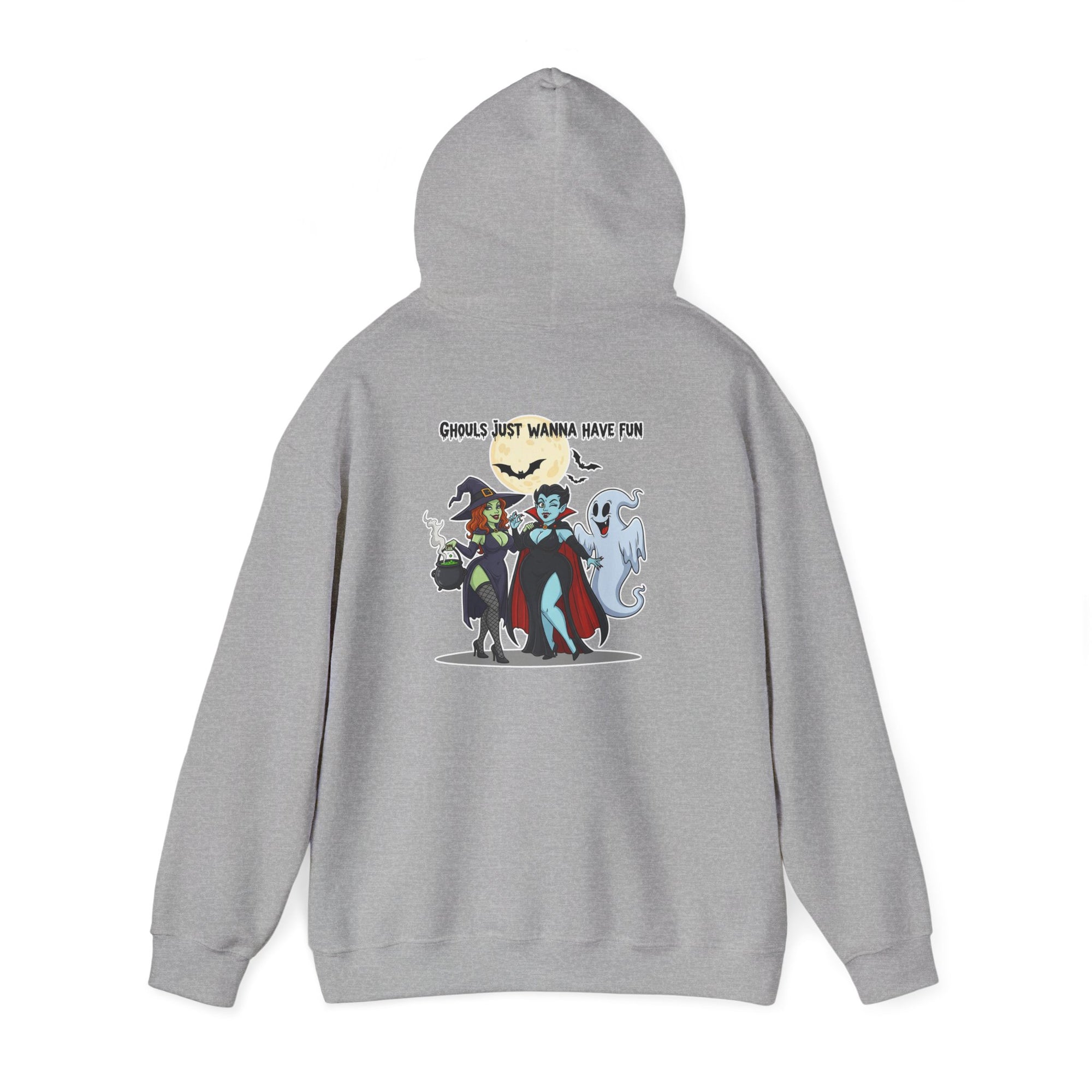 Ghouls Just Wanna Have Fun Halloween Hoodie - Witch Vampire Ghost Sweatshirt | Spooky Squad Apparel - Atlas Briefly
