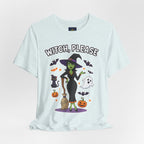 Witch Please Halloween T-Shirt - Sassy Witch Tee with Pumpkin Design | Funny Halloween Shirt - Atlas Briefly