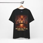 D&D Fantasy T-Shirt - Roll a Natural 20 Dungeon Master RPG Unisex Tee