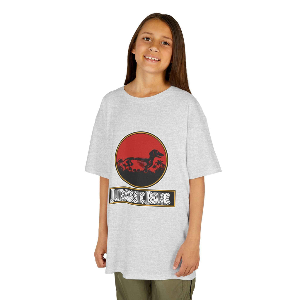 Kids Dachshund T-Shirt - Jurassic Bark Wiener Dog Tee - Atlas Briefly