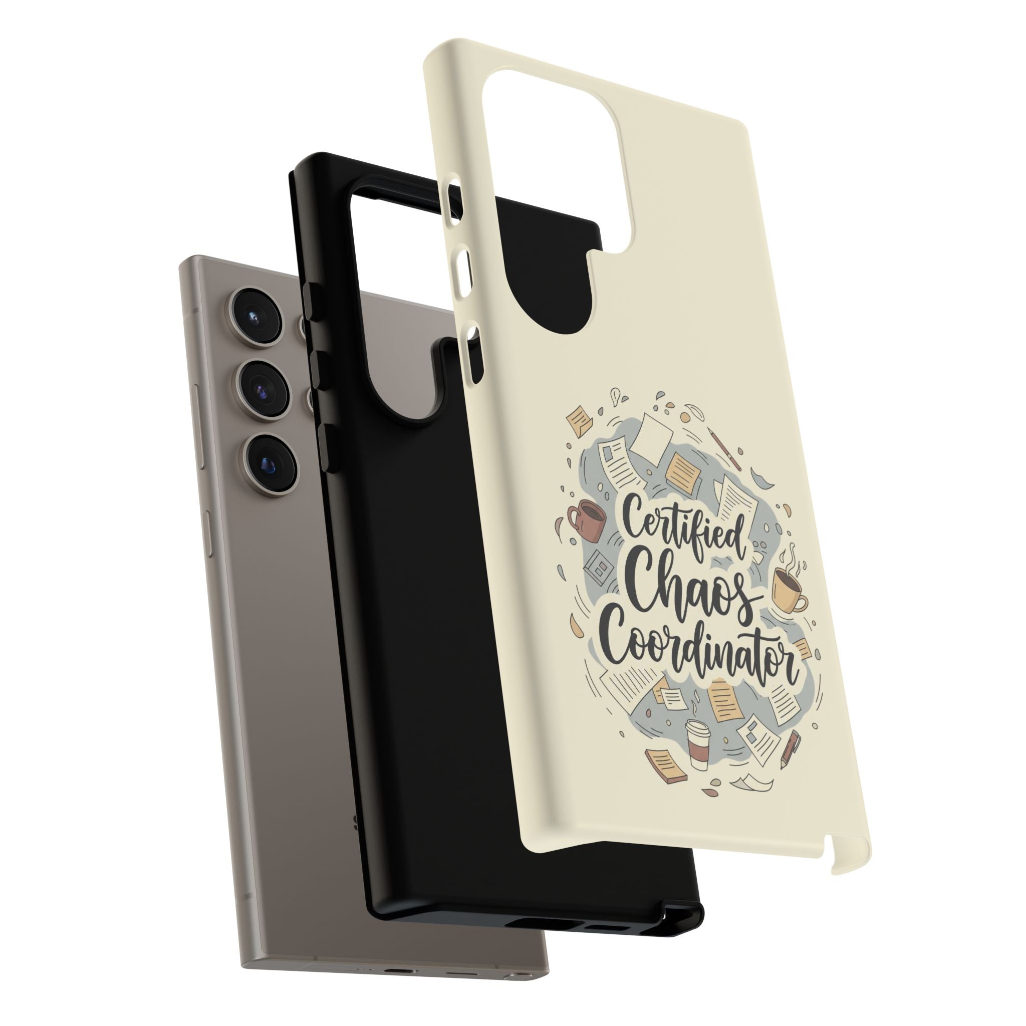 Certified Chaos Coordinator Phone Case - Funny Mom Teacher Mobile Cover | Organized Chaos Gift - Atlas Briefly