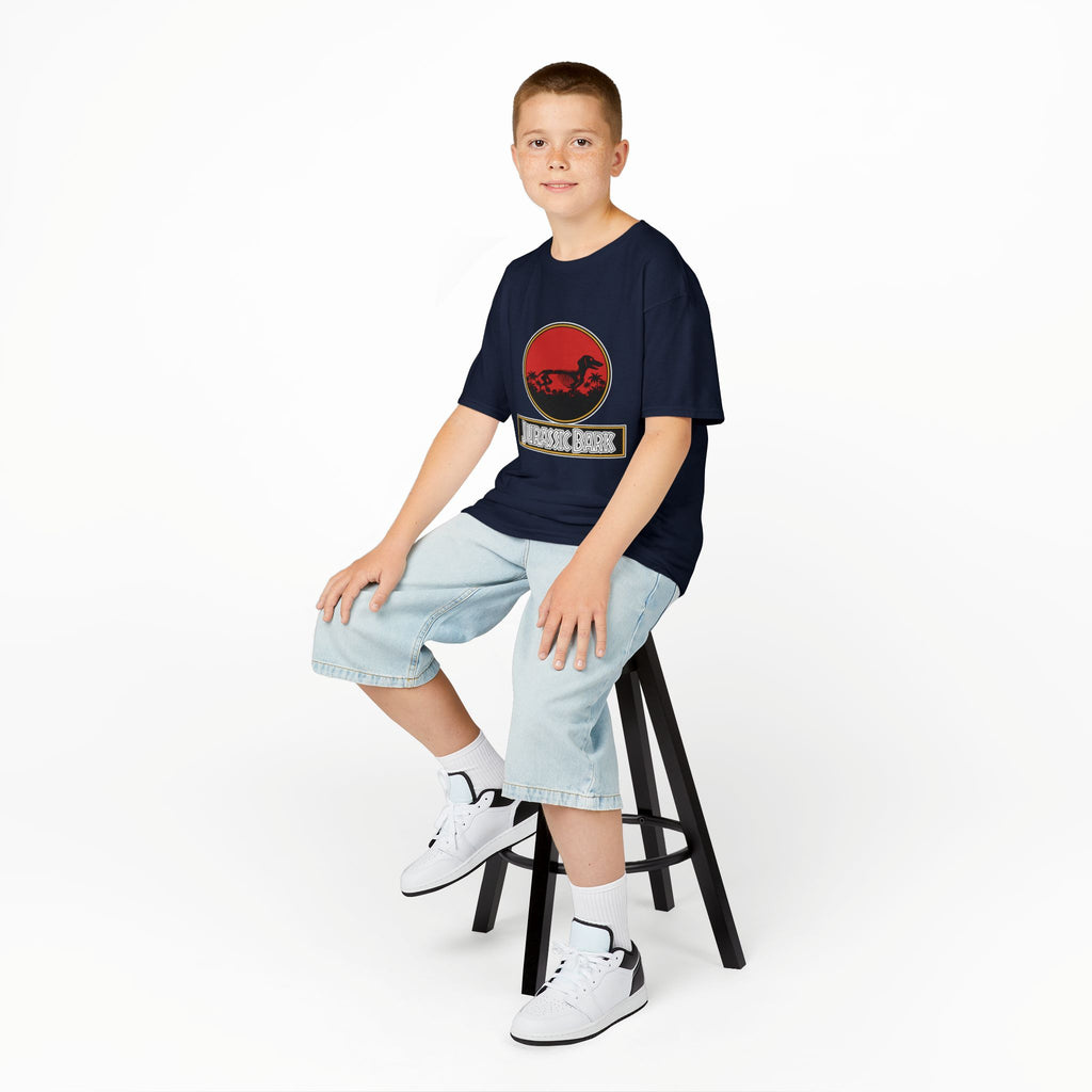 Kids Dachshund T-Shirt - Jurassic Bark Wiener Dog Tee