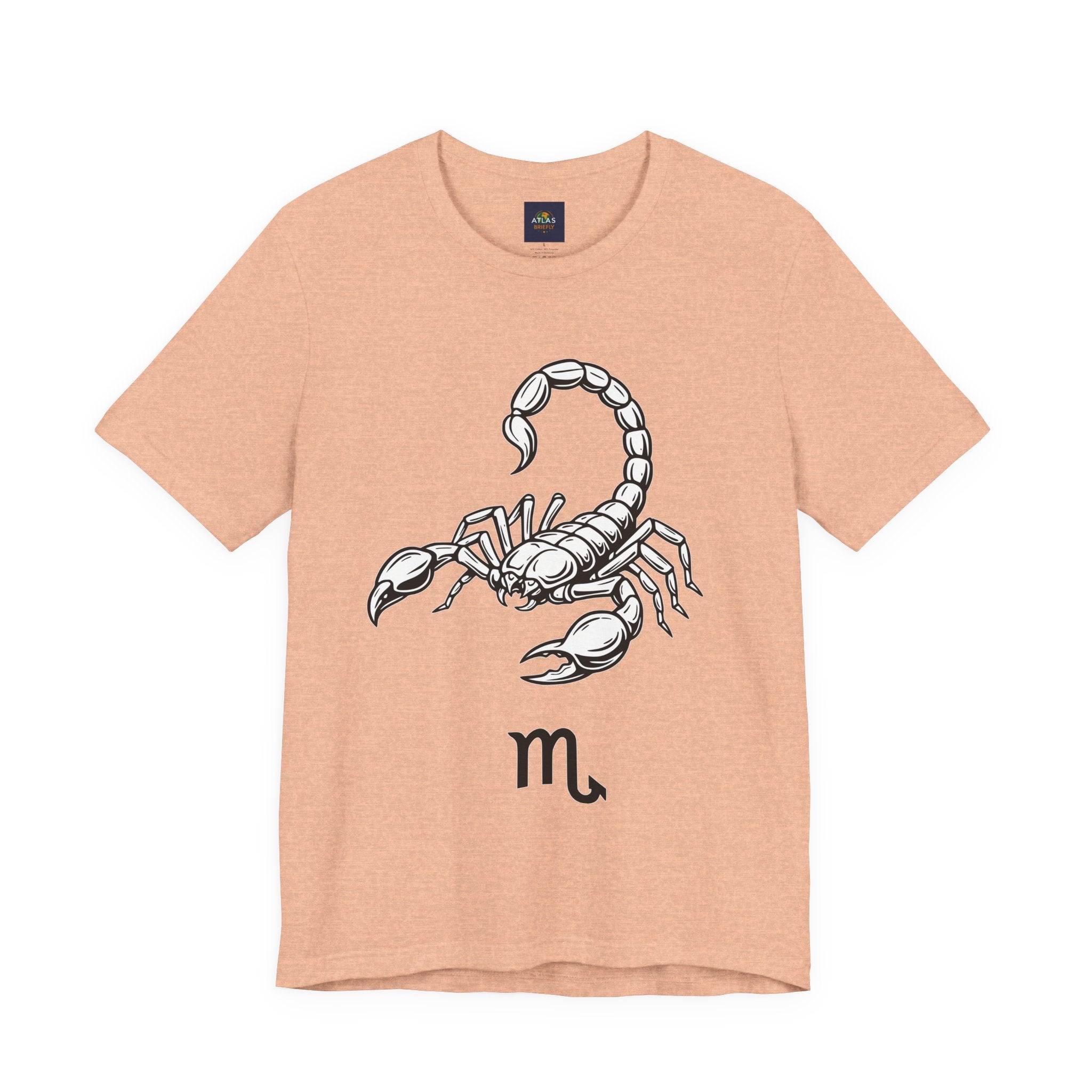 Scorpio Zodiac Tee - Unisex Minimalist Black and White Design