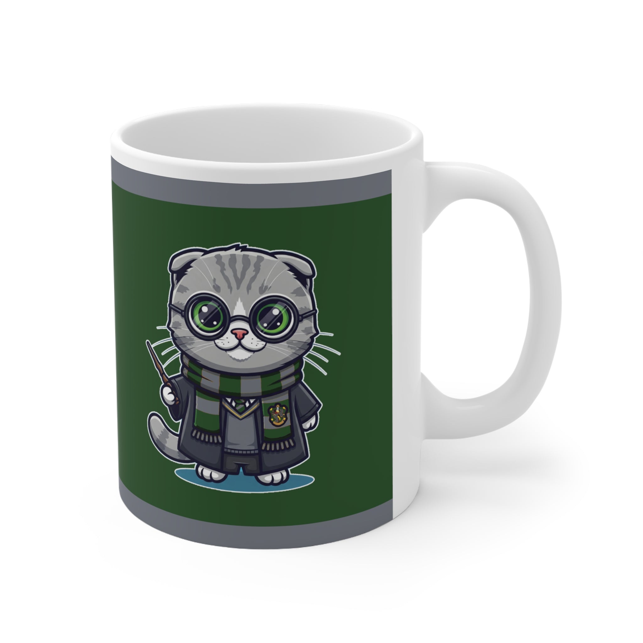 Harry Potter Slytherhiss Cat Mug - Cute Wizard Kitty Coffee Cup