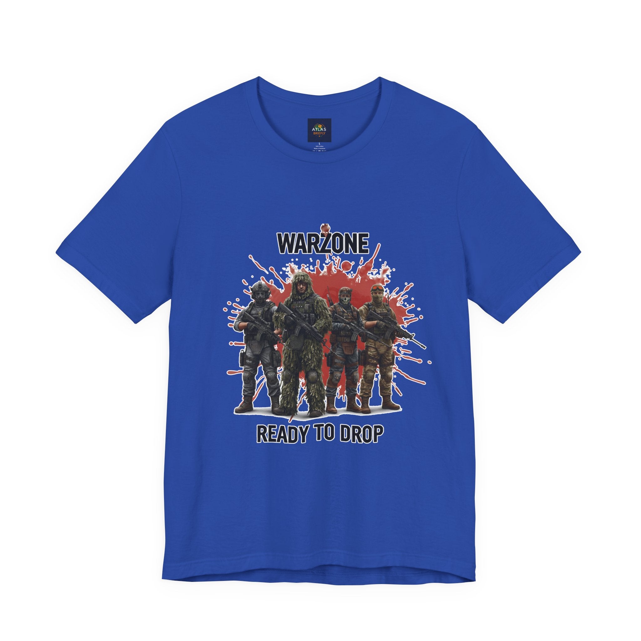Warzone Drop T-shirt for Squad's Fashion Sense and Diverse K/D Ratio - Atlas Briefly