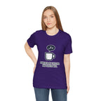 Powered by Caffeine and Sheer Will T-Shirt - Funny Coffee Lover Tee | Minimalist Humor Gift - Atlas Briefly