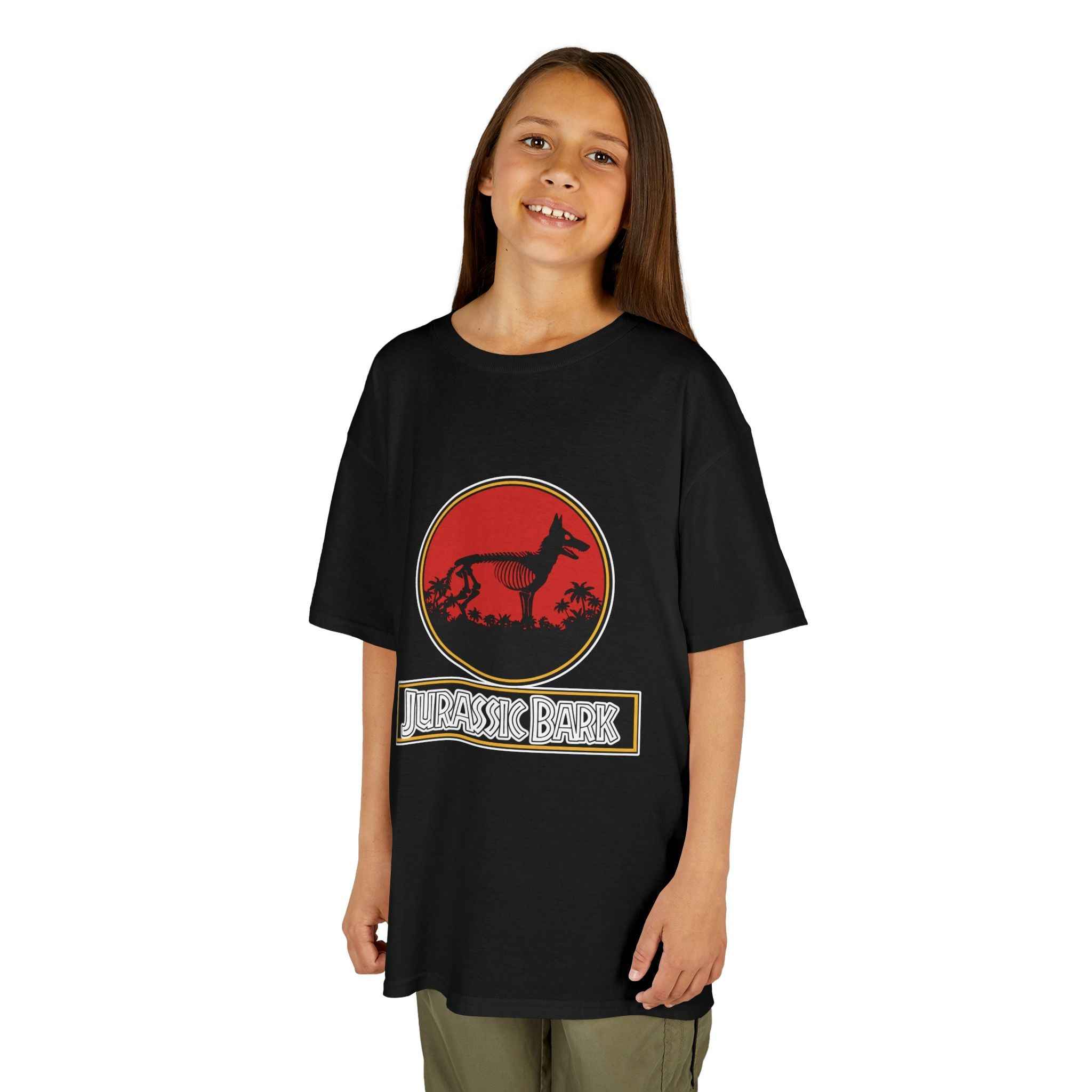 Kids German Shepherd T-Shirt - Fun Jurassic Bark Tee for Kids with Worldwide Shipping - Atlas Briefly