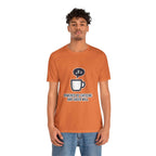 Powered by Caffeine T-Shirt - Funny Coffee Tee for Coffee Lovers - Atlas Briefly