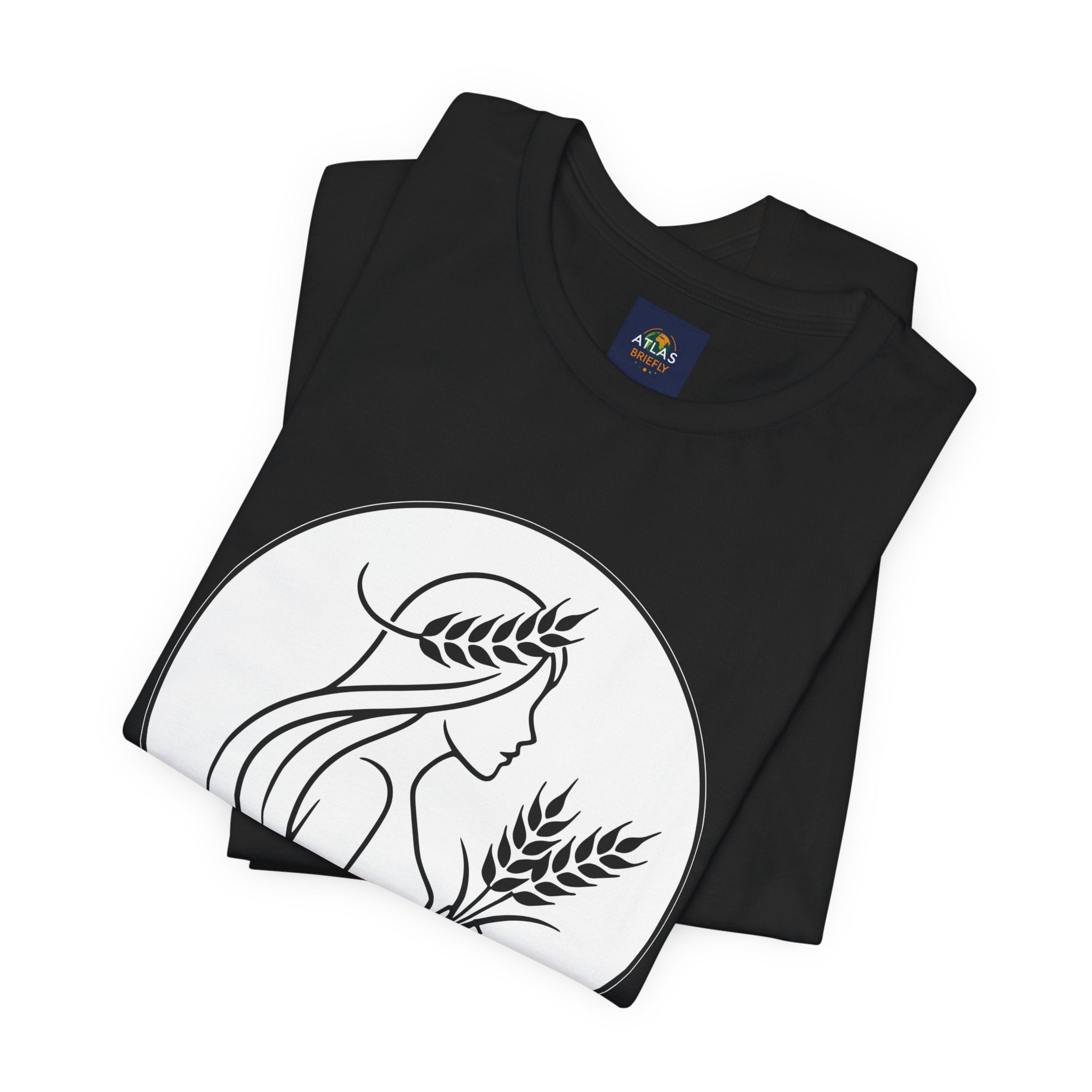 Virgo Zodiac Tee - Minimalist Black and White Unisex T-Shirt