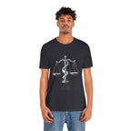 Libra Zodiac Tee - Stylish Unisex Minimalist Black and White Design