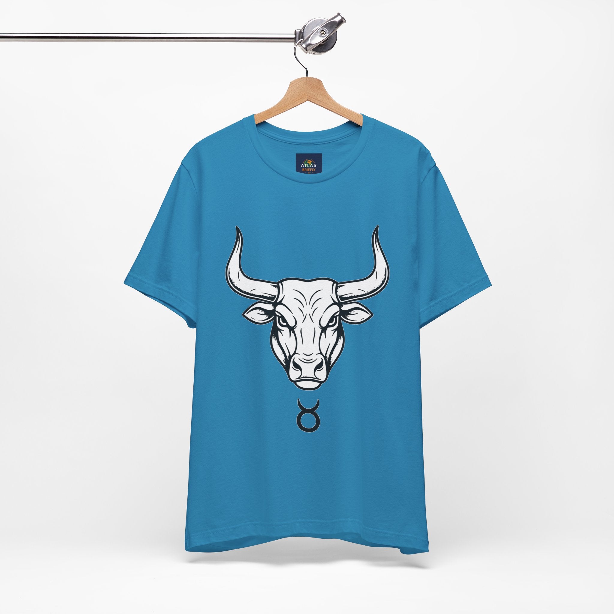 Taurus Zodiac T-Shirt - Minimalist Black and White Unisex T-Shirt