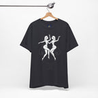 Gemini Zodiac Tee - Minimalistic Black and White Unisex Design