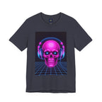 Neon Skull Synthwave Tee - Atlas Briefly