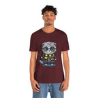 Hufflepurr Harry Potter T-Shirt - Funny Wizarding World Tee | Cute Potter Cat Gift - Atlas Briefly