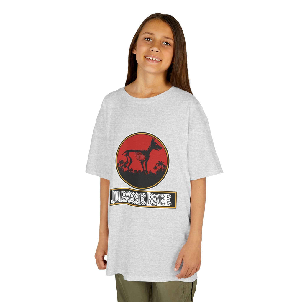 Kids Doberman Jurassic Bark T-Shirt | Fun Dog Tee for Kids - Atlas Briefly