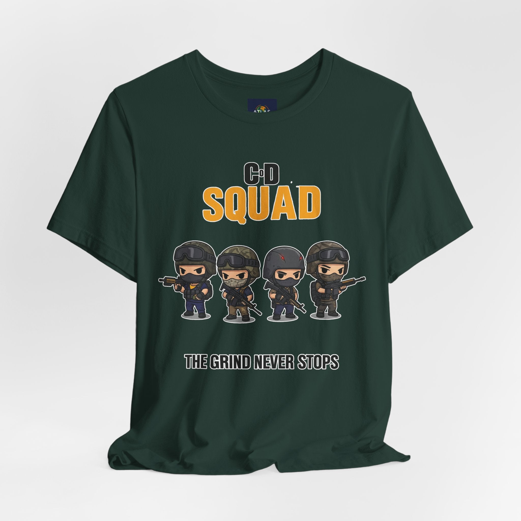CoD Squad Tee for Gamers: The Grind Never Stops