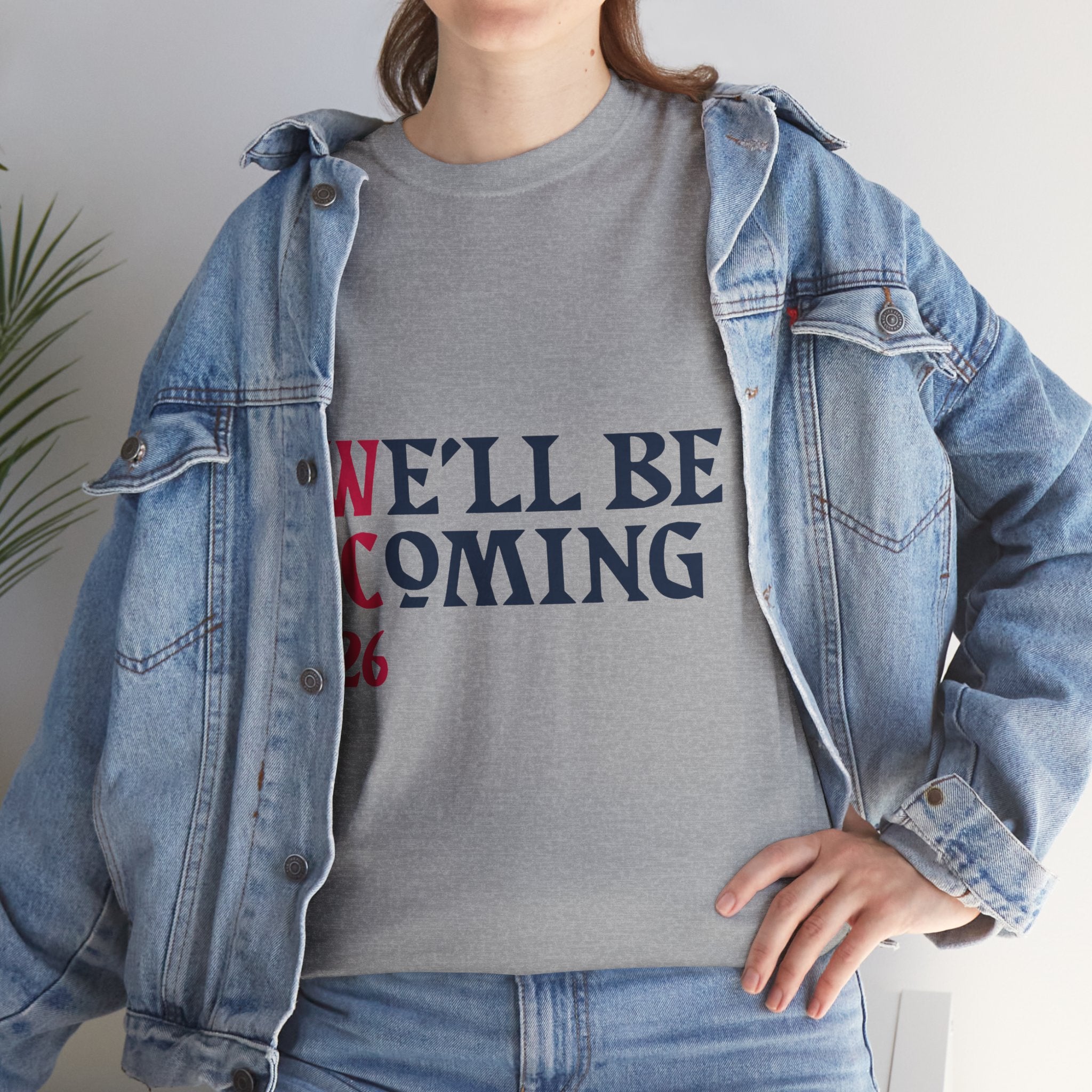 "We'll Be Coming '26" Scotland World Cup T-Shirt | Premium Tartan Army Fan Gear
