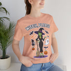 Witch Please Halloween T-Shirt - Sassy Witch Tee with Pumpkin Design | Funny Halloween Shirt - Atlas Briefly