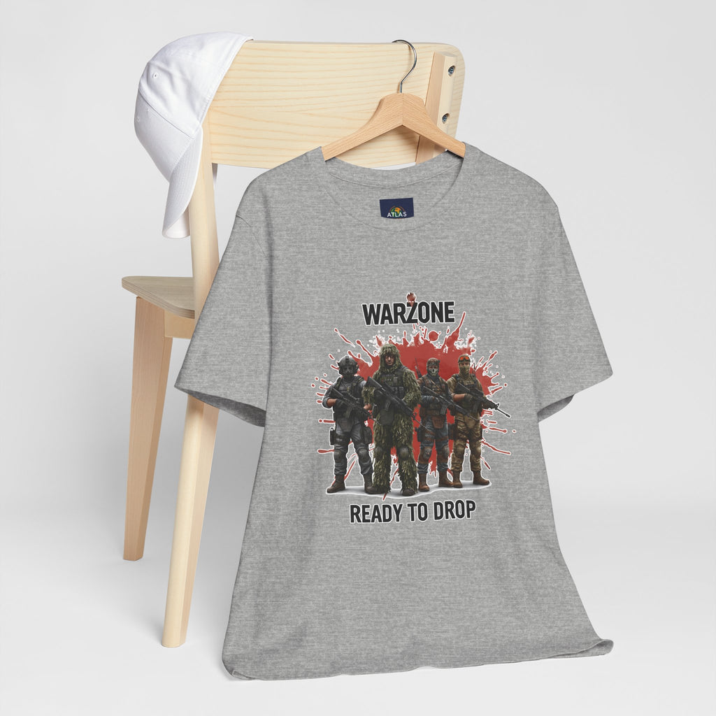 Warzone Drop T-shirt for Squad's Fashion Sense and Diverse K/D Ratio