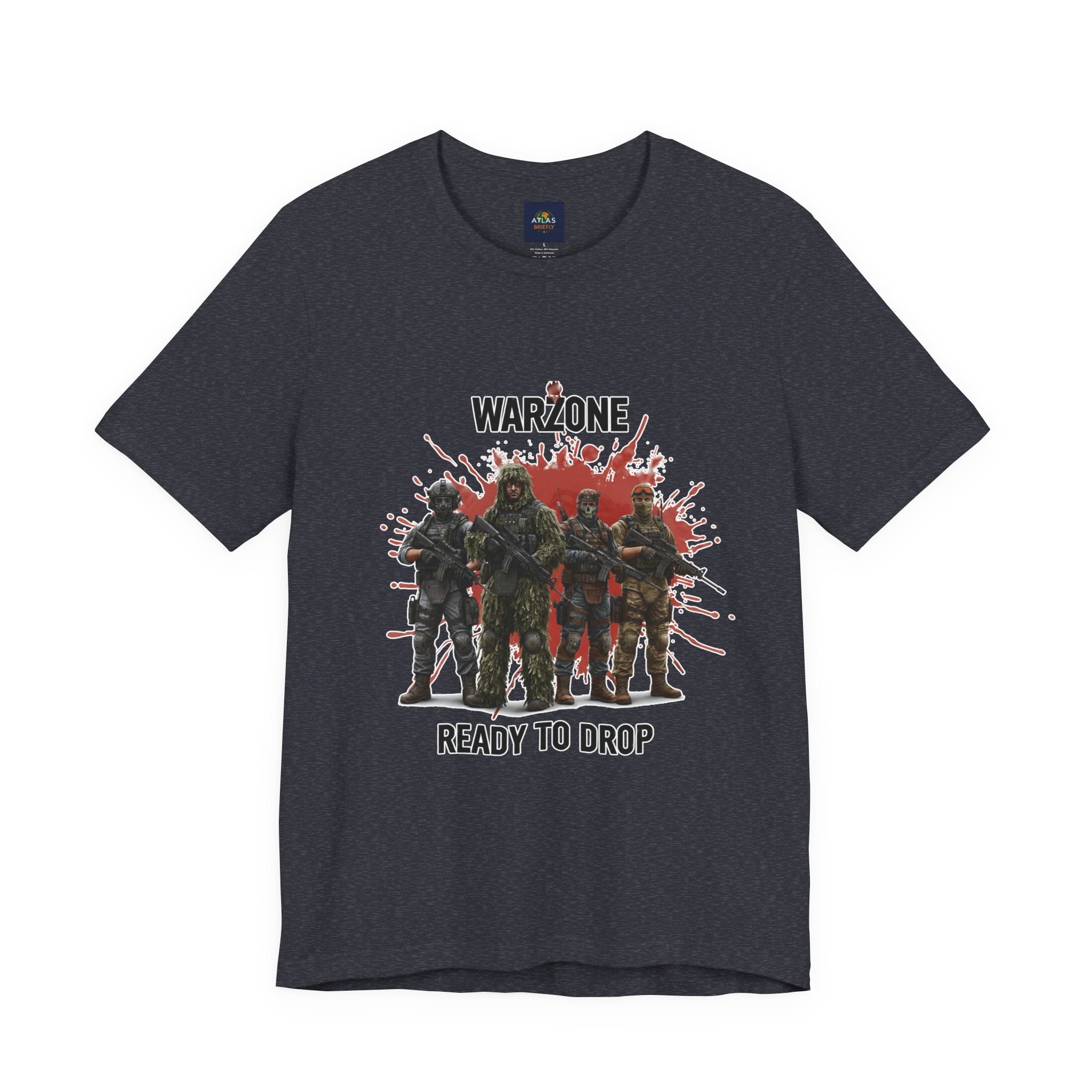 Warzone Drop T-shirt for Squad's Fashion Sense and Diverse K/D Ratio - Atlas Briefly
