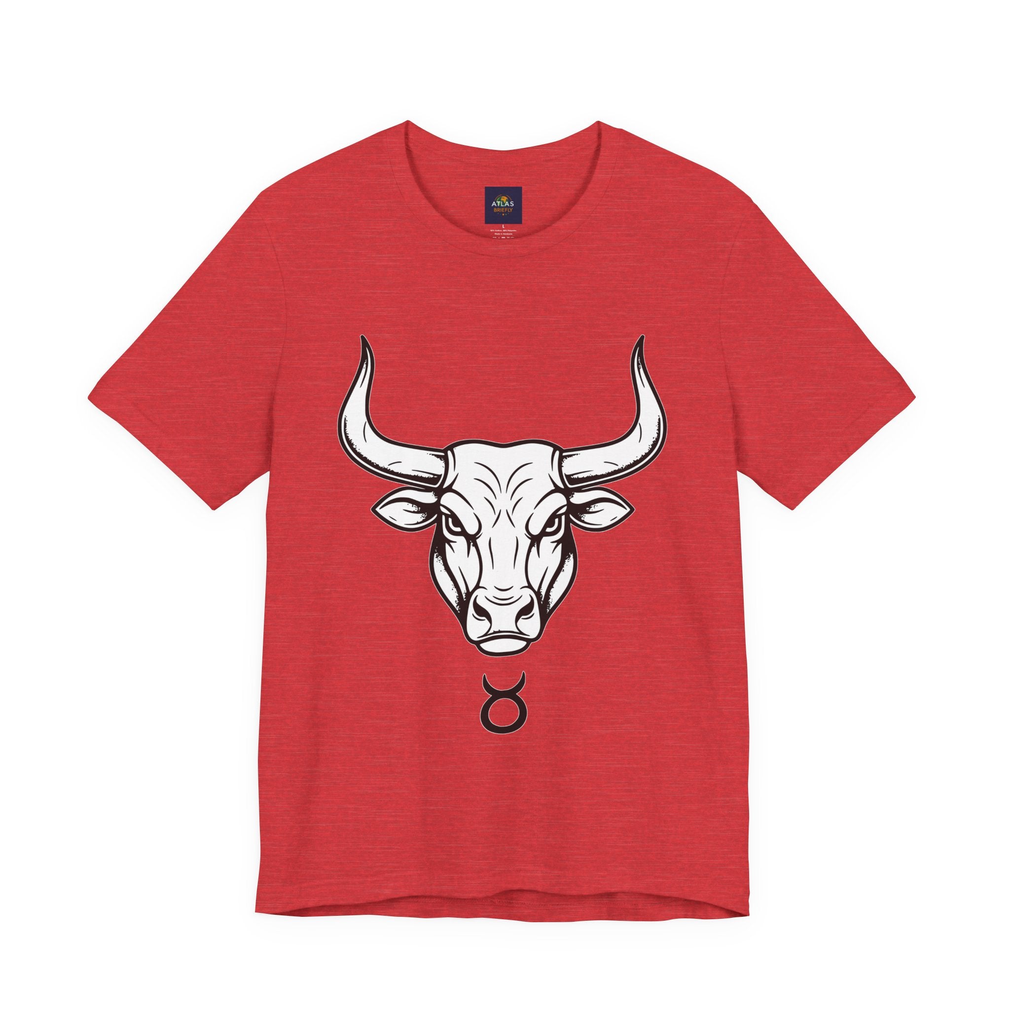 Taurus Zodiac T-Shirt - Minimalist Black and White Unisex T-Shirt