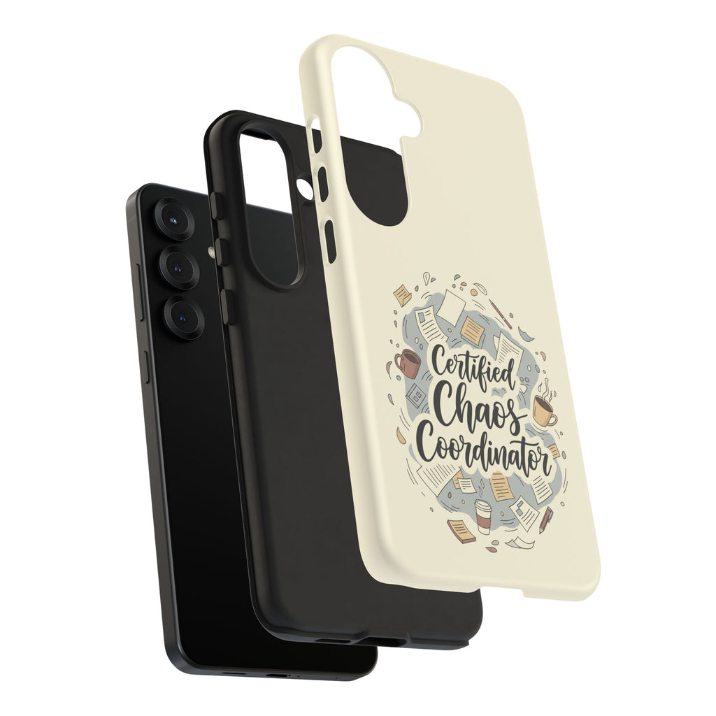 Certified Chaos Coordinator Phone Case - Funny Mom Teacher Mobile Cover | Organized Chaos Gift - Atlas Briefly